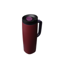 SmoothSip® Slider with Handle, Burgundy Bay / 24oz / Stainless Steel